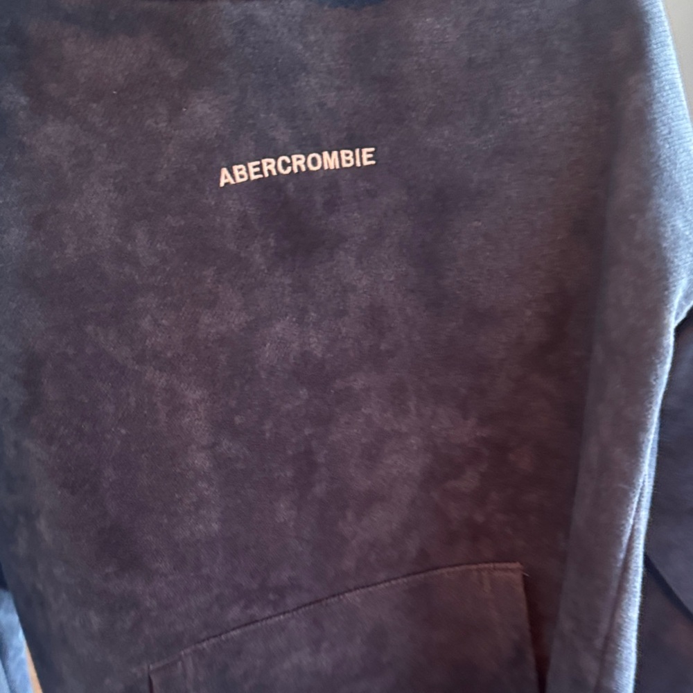 Abercrombie & Fitch Graphic Hoodie in Black